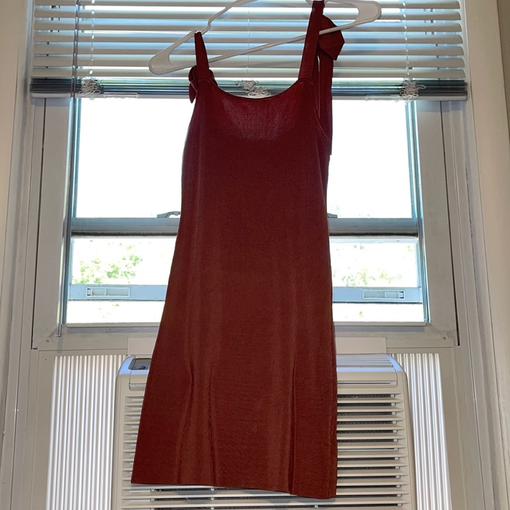 Urban outfitters pink tie strap dress